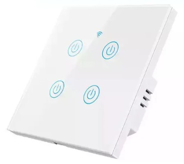 Gembird RSH-SP004-EU Zigbee pametni prekidač za svetlo, 4 tastera