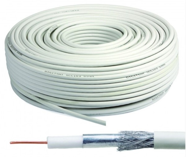 Gembird RG6 koaksijalni kabl 100 m, beli