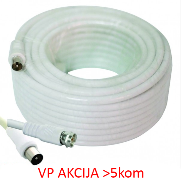 Gembird RG6 antenski kabl sa F i IEC konektorima 15 m