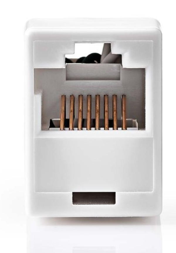 Nedis CCGB89005WT RJ45 spojnik ženski-ženski za UTP Cat5