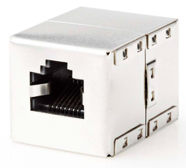 Nedis CCGB89011ME CAT6 STP RJ45 spojnik, metalni