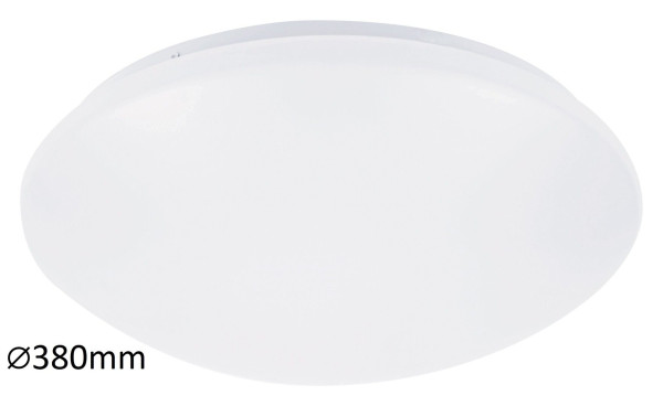 Rabalux Lucas 3436 LED plafonjera 24 W, 4000 K, Ø38 cm, bela