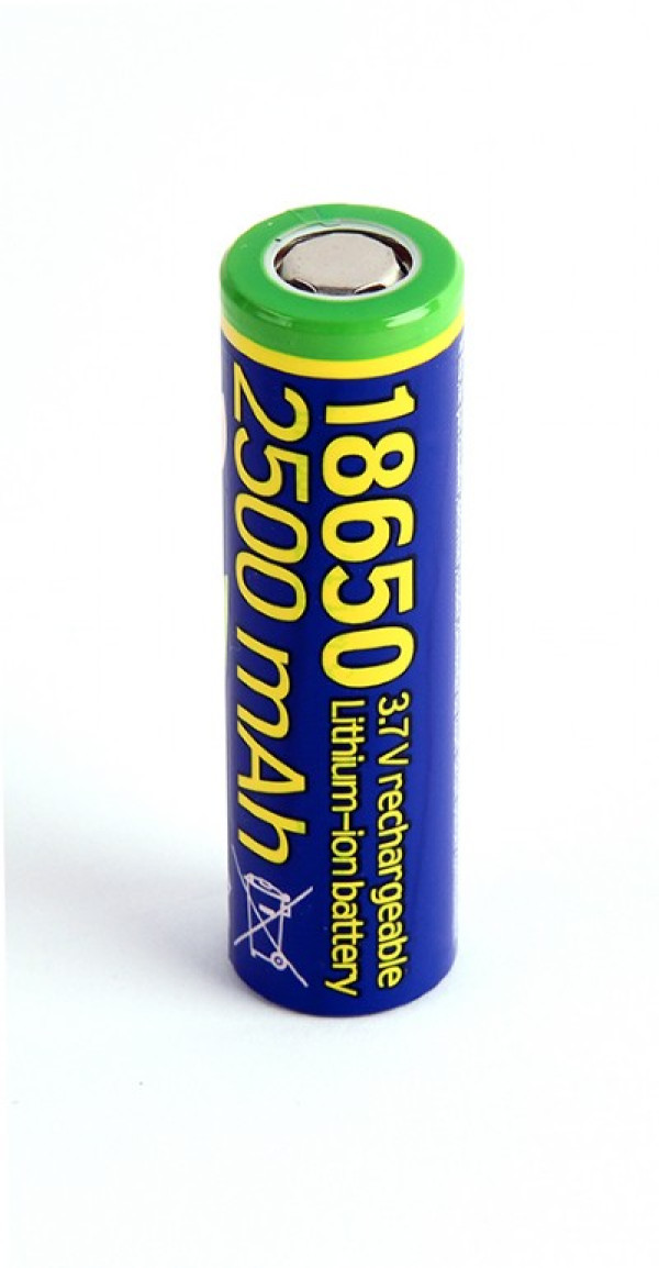 EnerGenie EG-BA-18650-10C/2500 Li-ion baterija 18650, 2500 mAh, 25 A
