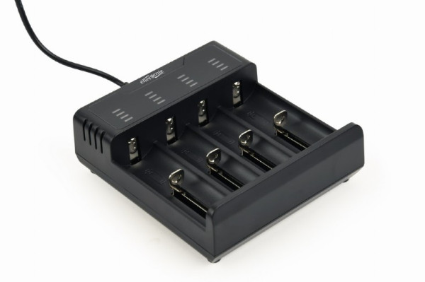 Gembird BC-USB-02 punjač za Ni-MH, Ni-CD i Li-Ion baterije sa 4 kanala
