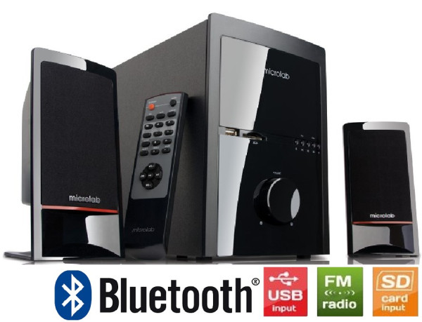 Microlab M-700BT aktivni 2.1 zvučnici sa Bluetooth vezom, 46 W RMS