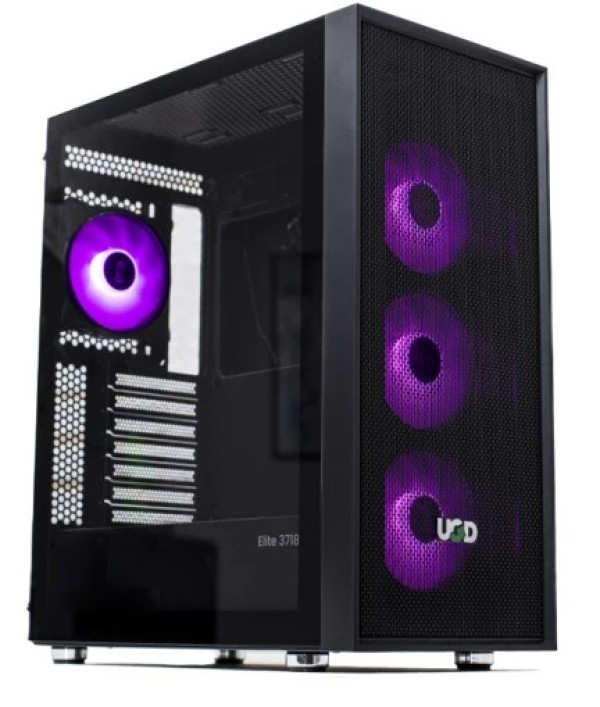 UGD Elite 3718 kućište za računar, 4 ARGB ventilatora