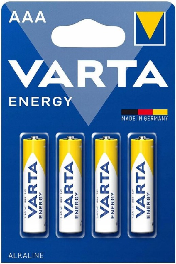 VARTA ENERGY AAA 1,5 V LR03 MN2400 alkalne baterije – 4 kom