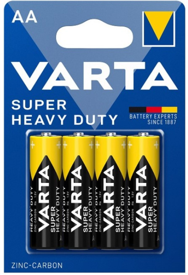 Varta Superlife 2006 AA/R6P cink-karbon baterije 1,5 V, 4 kom.
