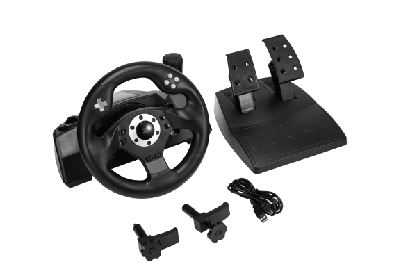 Gembird STR-M-40 RACEMASTER volan sa pedalama za PC/PS3, 270°