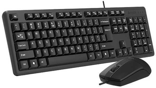 A4Tech KRS-3330 YU USB set tastature i miša, crni