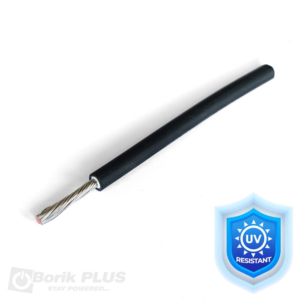 Solarni kabl H1Z2Z2-K crni 6 mm², 12 m