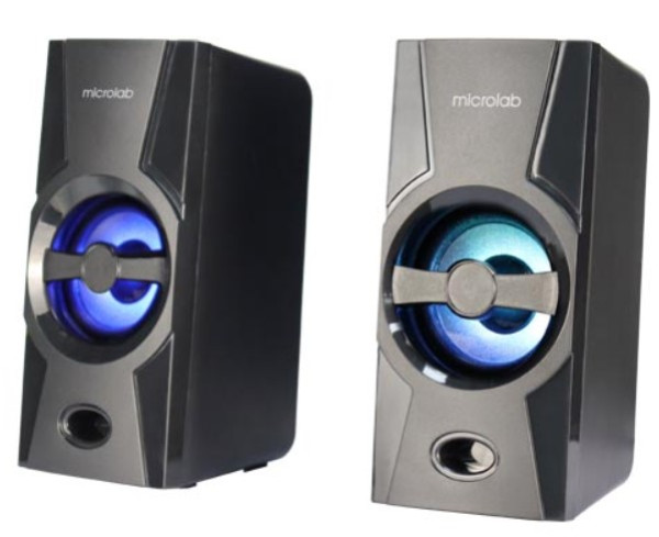 Microlab B15 stereo zvučnici 6 W RMS sa USB napajanjem i RGB LED svetlima