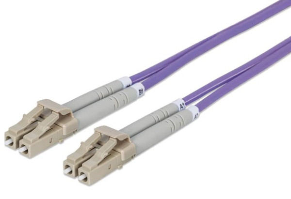 Gembird LC/UPC–LC/UPC OM4 duplex optički kabl 3 m, ljubičasti