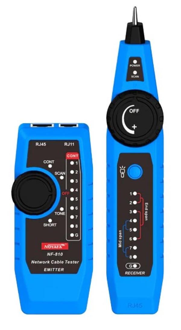 Noyafa NF-810 multifunkcionalni tester mrežnih i telefonskih kablova