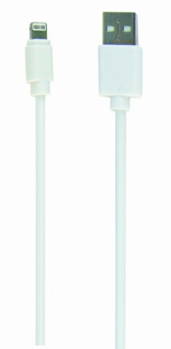 Gembird CC-USB2-AMLM-W-1M USB 2.0 Lightning kabl, beli, 1 m