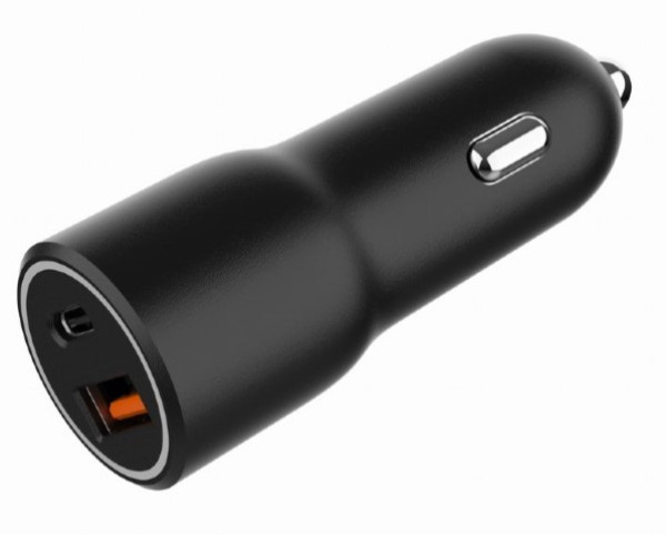 Gembird TA-UC-AC2PDQC38-CAR-01 auto punjač USB-A + USB-C, 38 W