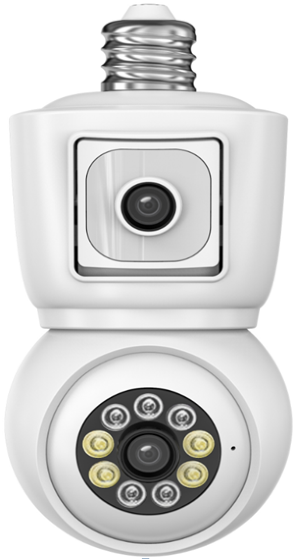 Gembird CAM-IP6MP-Q3 6MP Wi-Fi PTZ kamera sa dva objektiva i E27 grlom