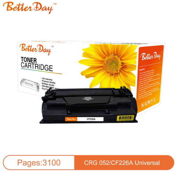 BetterDay CRG052/CF226A toner kaseta, crna, 3100 strana