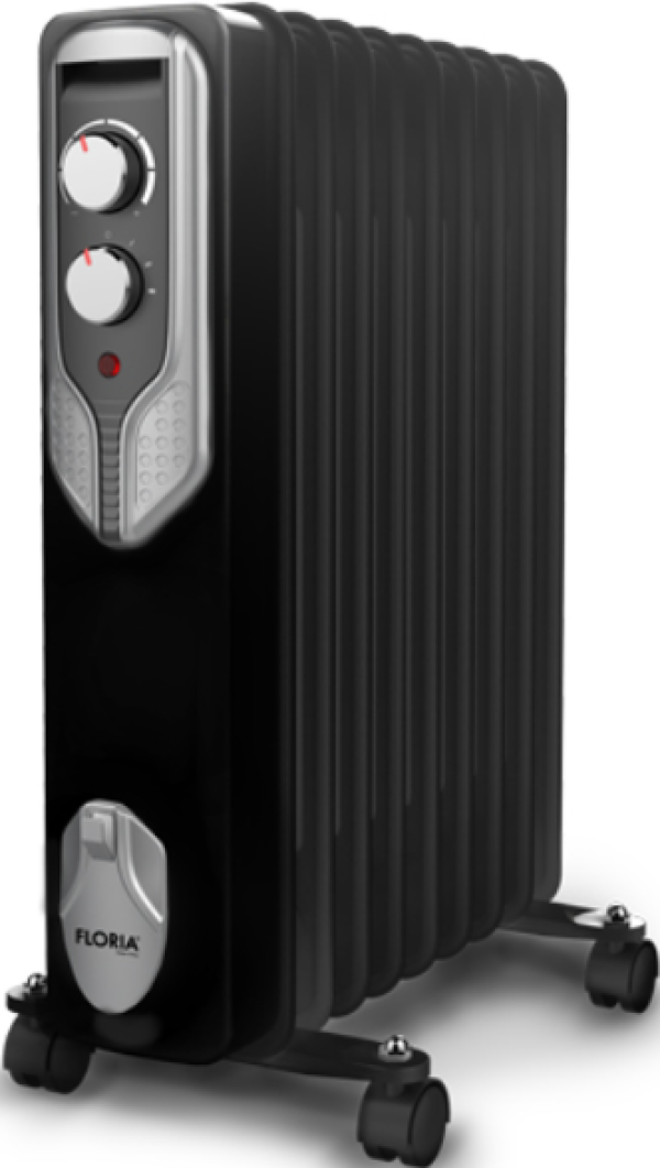 Zilan ZLN3659 uljani radijator, 2000 W, 9 rebara, crni