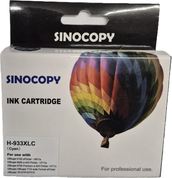 Sinocopy HPIJXC933SC 933XL cyan kertridž za HP