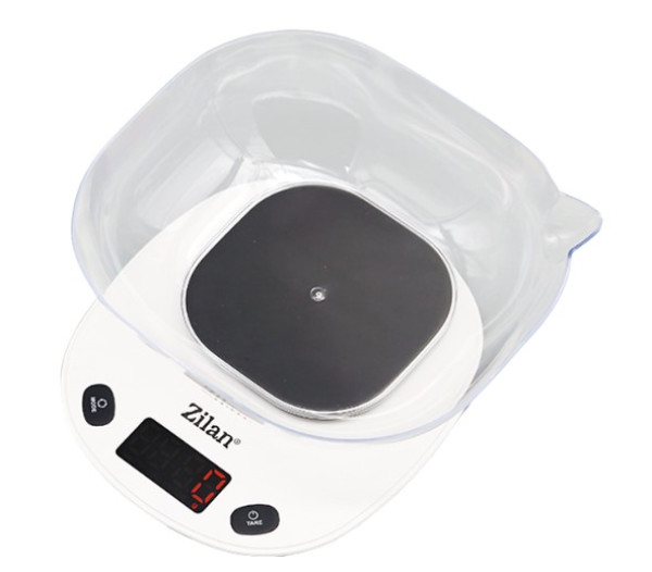 Zilan ZLN7880 digitalna kuhinjska vaga sa posudom, 5 kg, 1 g
