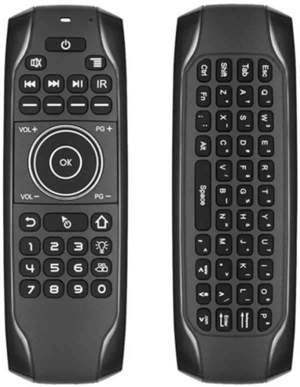 Gembird GMB-G7BTS Air Mouse sa QWERTY mini tastaturom i osvetljenjem