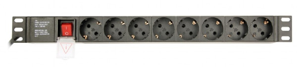 Gembird EG-PDU-014-C14 rack PDU 1U sa 8 Schuko utičnica