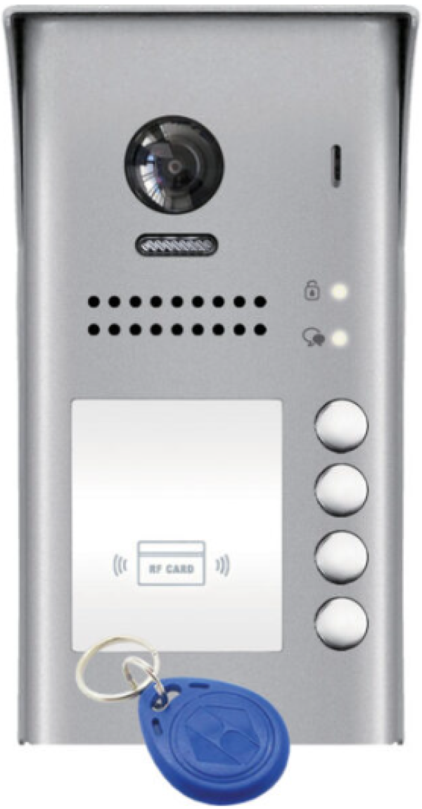 DVC DT607/FE/ID/S4/RH spoljašnja jedinica, 4 tastera i RFID