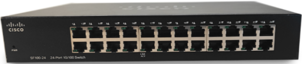 Cisco SF100-24 refabrikovani switch, 24×10/100 Mbps, rack-mount