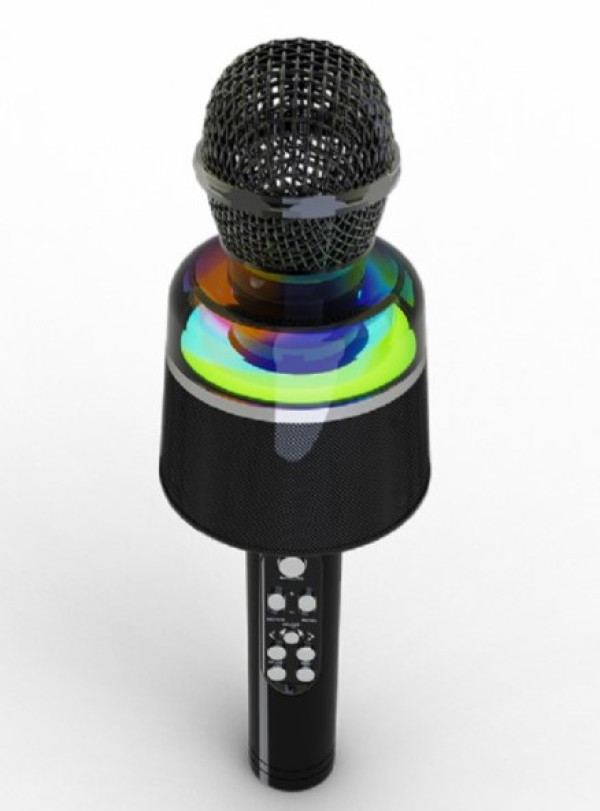 Gembird MICBT-01-BK bežični karaoke mikrofon sa zvučnikom 3 W, crni