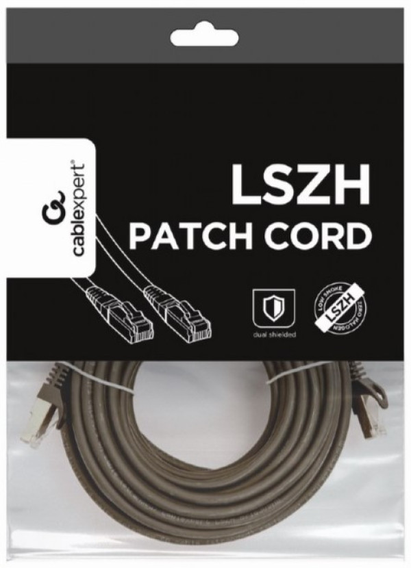 Gembird PP6A-LSZHCU-BK-30M Cat6A S/FTP mrežni kabl 30 m crni