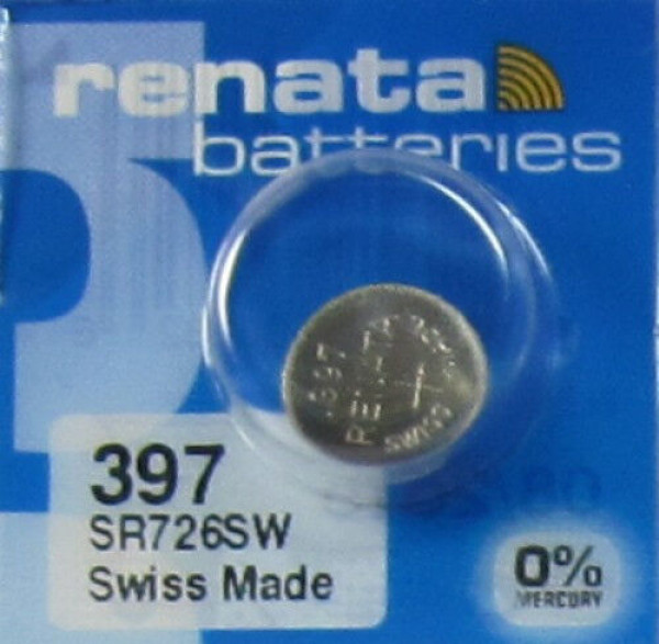 Renata 397 srebro-oksidna baterija 1,55 V, 32 mAh