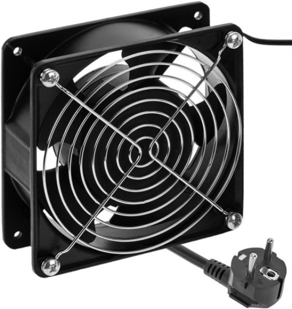ExeLink 120 mm 220 V AC ventilator sa kablom za rack orman