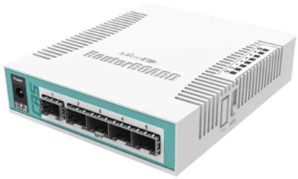 MikroTik CRS106-1C-5S Cloud Router Switch, 5x SFP + 1x combo port