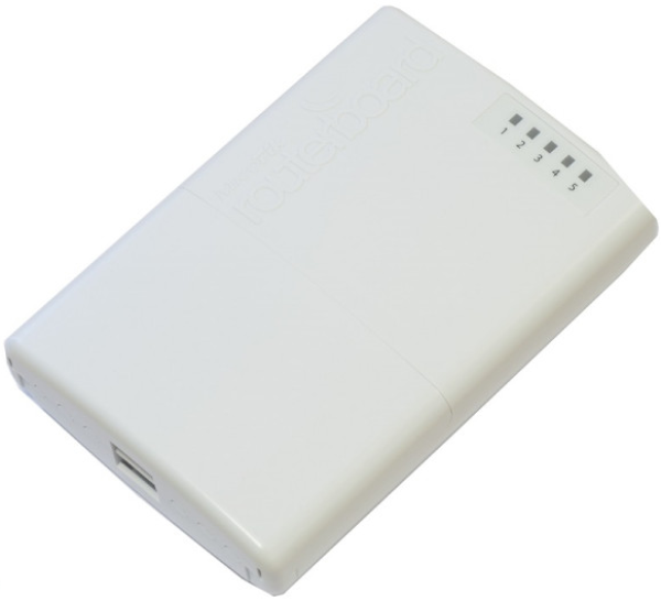MikroTik PowerBox RB750P-PBr2 outdoor PoE ruter, RouterOS L4