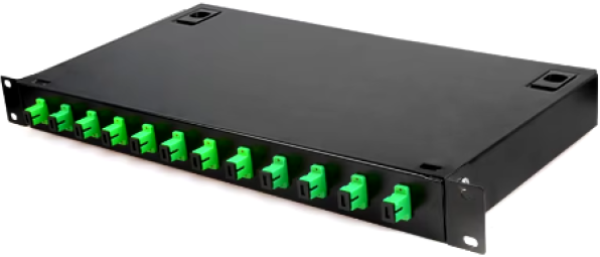 ExeLink optički patch panel 12x SC/APC, 19" 1U