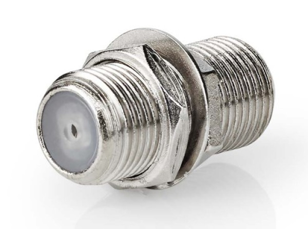 Nedis CSGB41940ME F–F spojnica za antenski kabl, 75 Ω, metalna