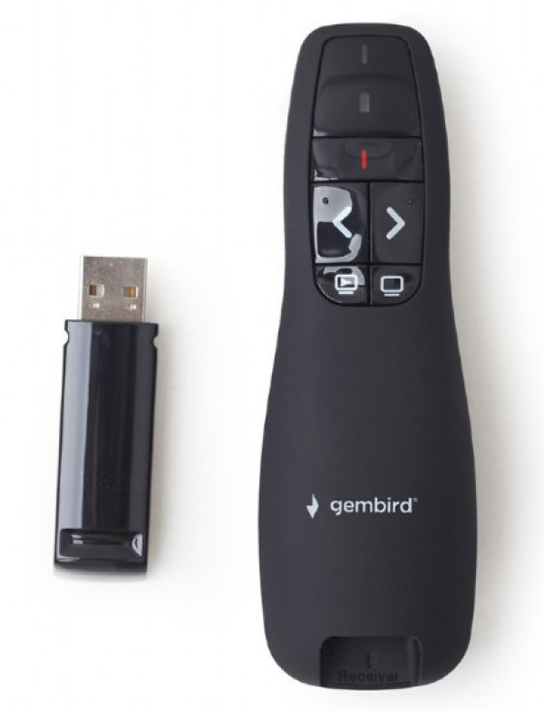 Gembird WP-L-12 bežični prezenter sa crvenim laserom