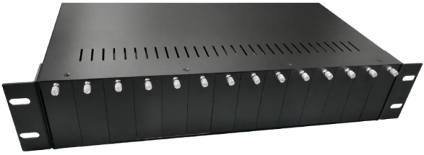 Cudy MC1402 2U 19″ rack kućište sa 14 slotova, dvostruko napajanje