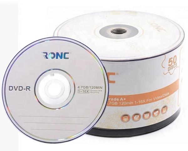 RONC DVD-R 4,7 GB 1–16x, spindle pakovanje 50 komada