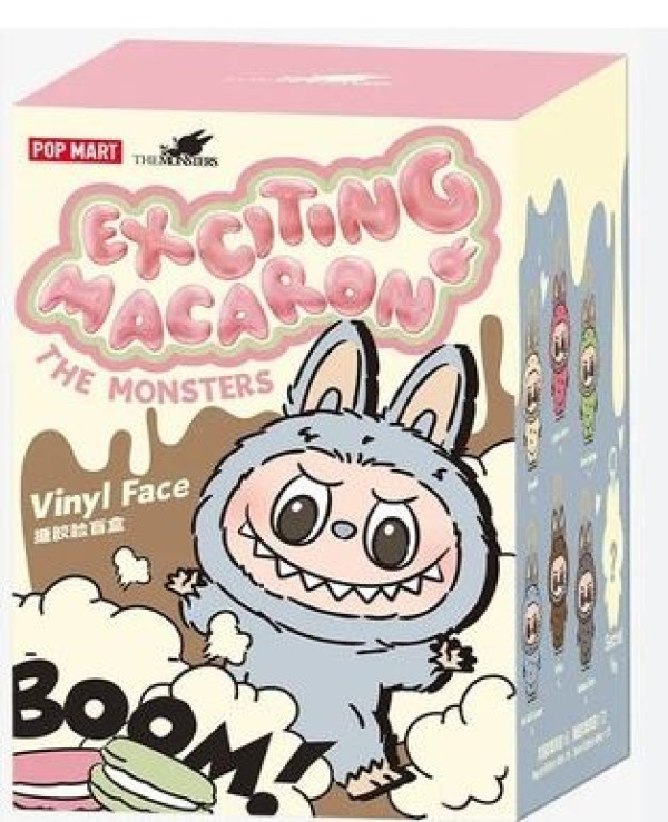 POP MART Labubu THE MONSTERS Exciting Macaron blind box 17 cm