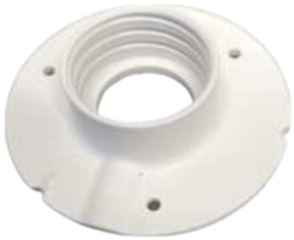 Plafonska PVC rozetna za video nadzor, Ø50 mm