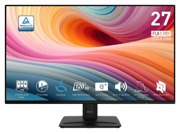 MSI PRO MP271A E2 27" FHD IPS monitor 120 Hz