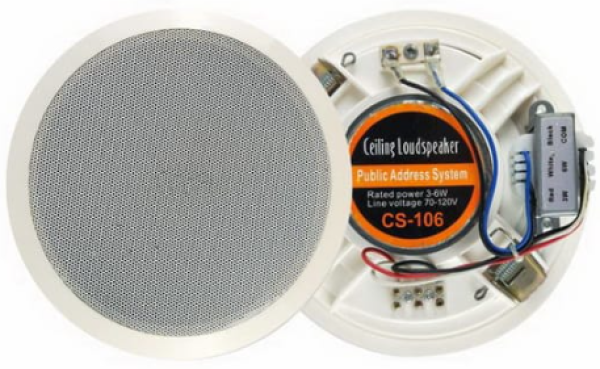 Wattson Audio CS-206E plafonski zvučnik 6 W, 100 V
