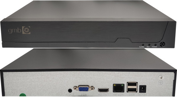 GMB NVR-P3132QT 32-kanalni 8MP NVR snimač, H.265, 2 SATA do 8TB