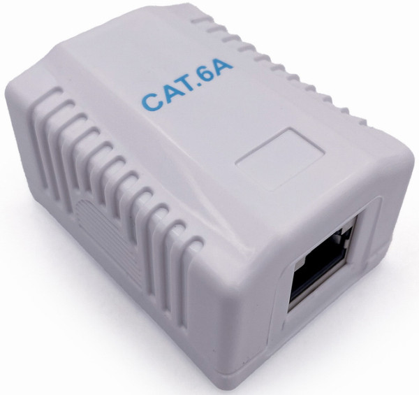 Gembird NCAC-1F6A-01 CAT6A FTP nadgradna kutija sa 1 RJ45 portom