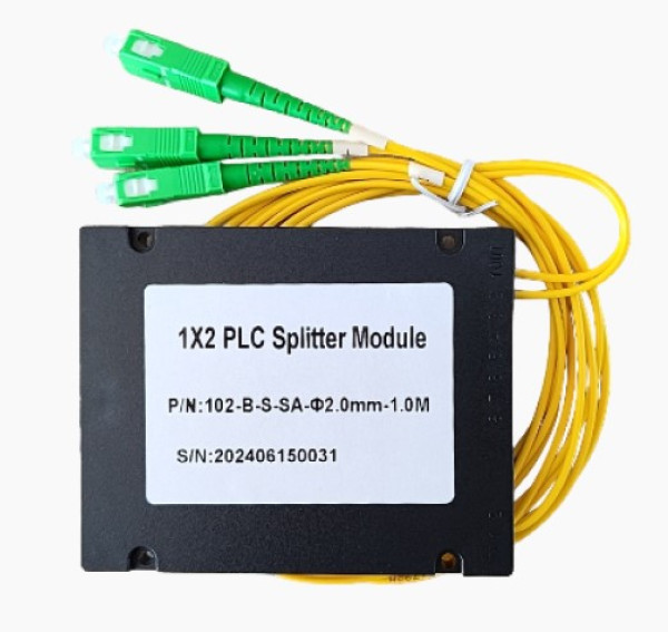 ExeLink ABS PLC optički splitter 1×2 SC/APC sa vlaknom 1 m