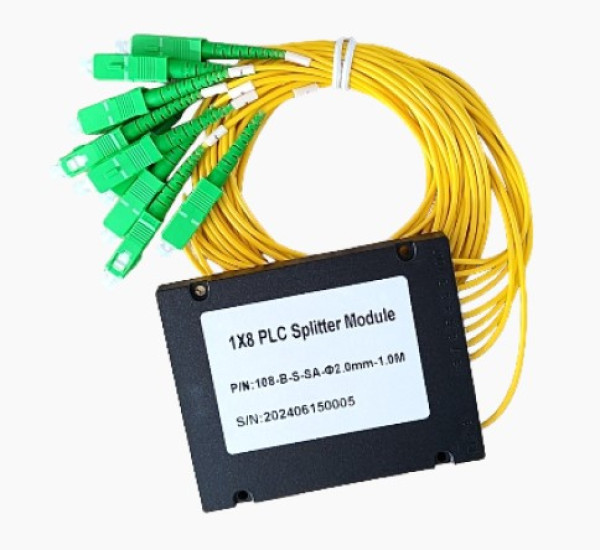 ExeLink ABS PLC optički splitter 1x8 SC/APC, 1 m
