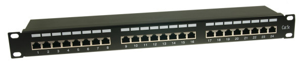 Gembird NPP-C524-002 patch panel Cat5e STP, 24 porta, 1U