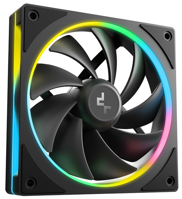 DeepCool FL12 SE 3IN1 ventilatori 120 mm, ARGB, 1900 o/min, crni